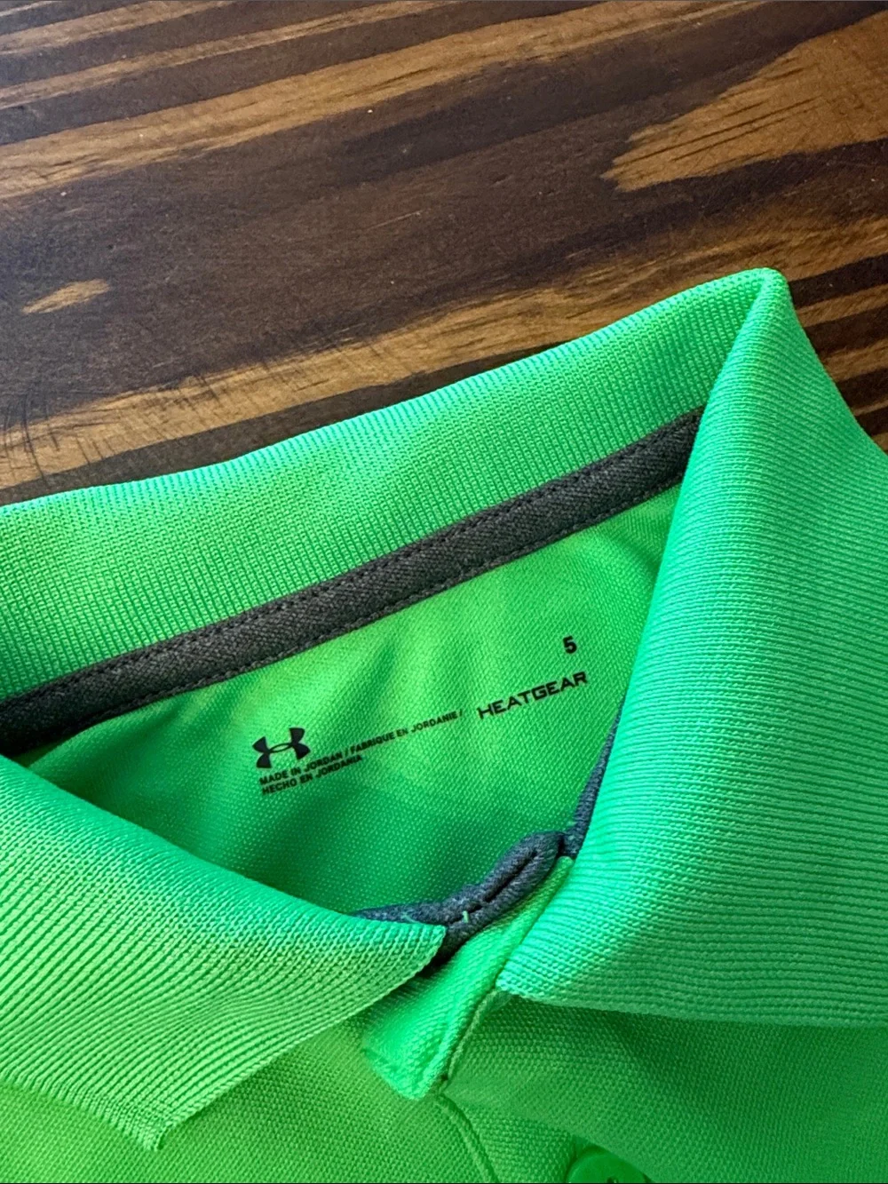 Under Armour Bright Green Boys' Performance Polo